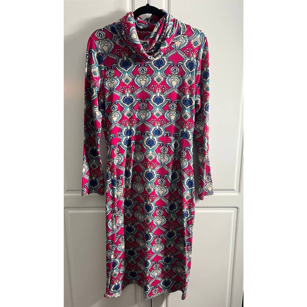 Dainty Jewell's Modest Apparel Dress with Cowl Neck Long Sleeve Size L